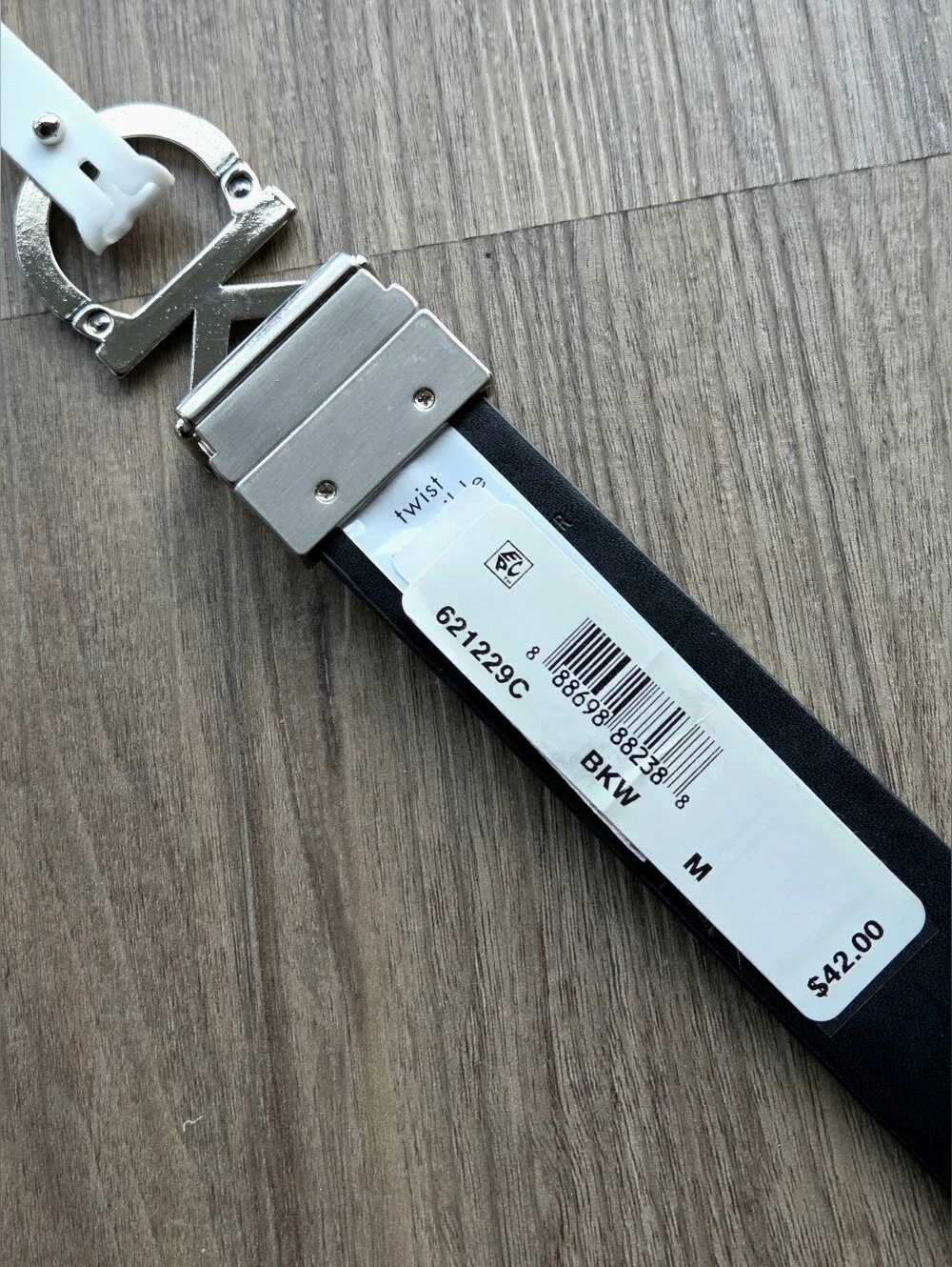 Vintage Calvin Klein Reversible Monogram Belt M Deadstock
